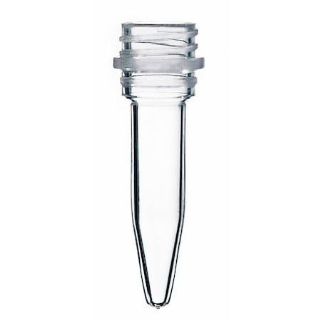 Scientific Specialties Micro-Tubes w/ Screw Caps, 0.5ml, Conical, 500/PK 144517